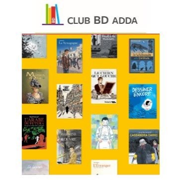 Connaissez- vous le Club BD ADDA?